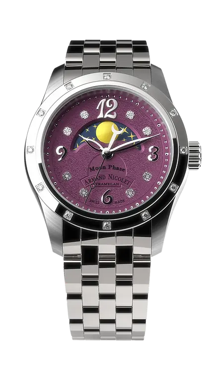 M03 MOONPHASE - CASE SET WITH DIAMONDS - 34 mm
