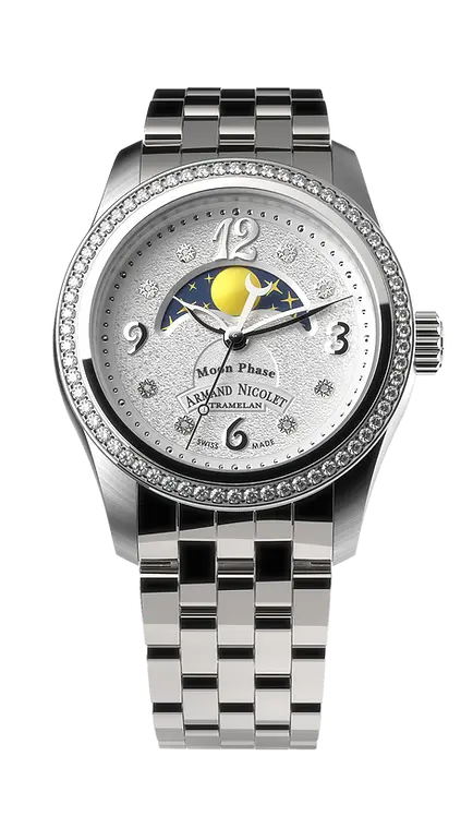 M03 MOONPHASE - CASE SET WITH DIAMONDS - 34 mm