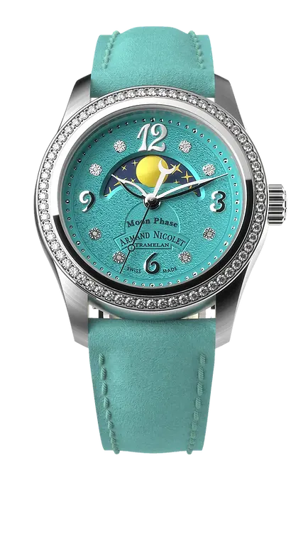 M03 MOONPHASE - CASE SET WITH DIAMONDS - 34 mm
