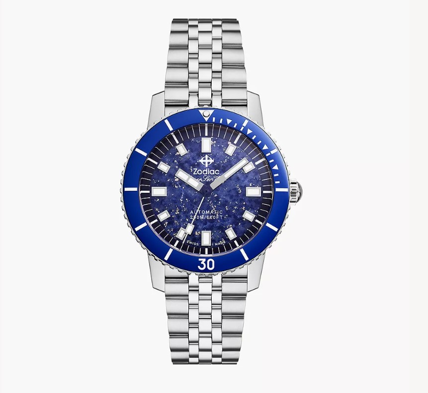 ZODIAC Compression Diver Stainless Steel Watch - 40MM