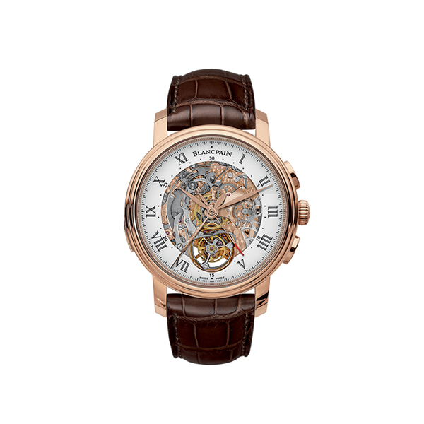 Villeret Carrousel Répétition Minutes Chronographe Flyback - 45 mm