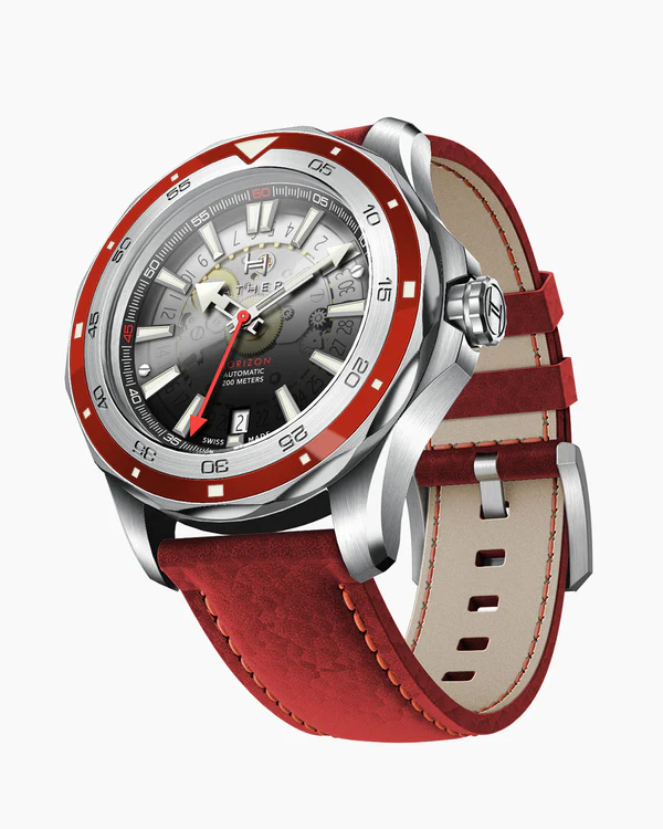 Fathers Evolution Antares - Swiss Made Automatic Diver Watch - Red 40mm