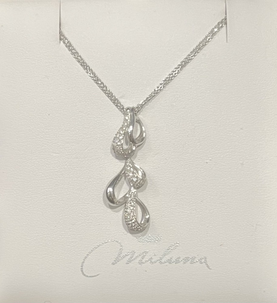 Gioielli Black Friday Miluna Collana oro bianco e brillante