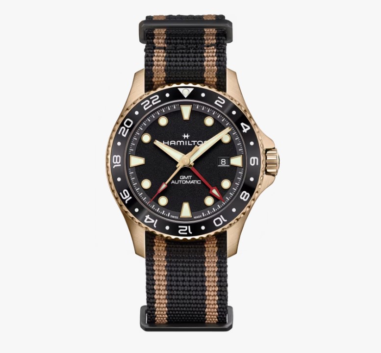 Khaki Navy Scuba GMT Automatic 43mm bronzo