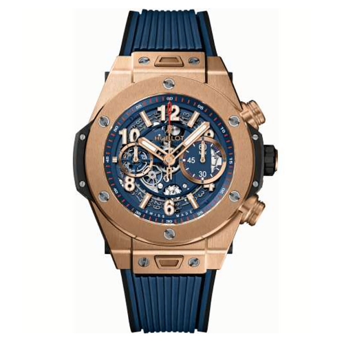 BIG BANG UNICO KING GOLD BLUE 45 mm