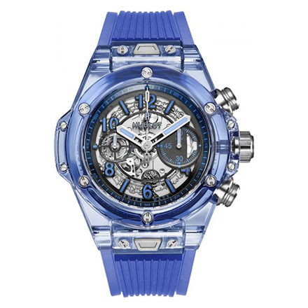 BIG BANG UNICO BLUE SAPPHIRE BAGUETTES 45 mm