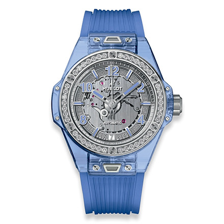 BIG BANG 39 MM ONE CLICK BLUE SAPPHIRE DIAMONDS