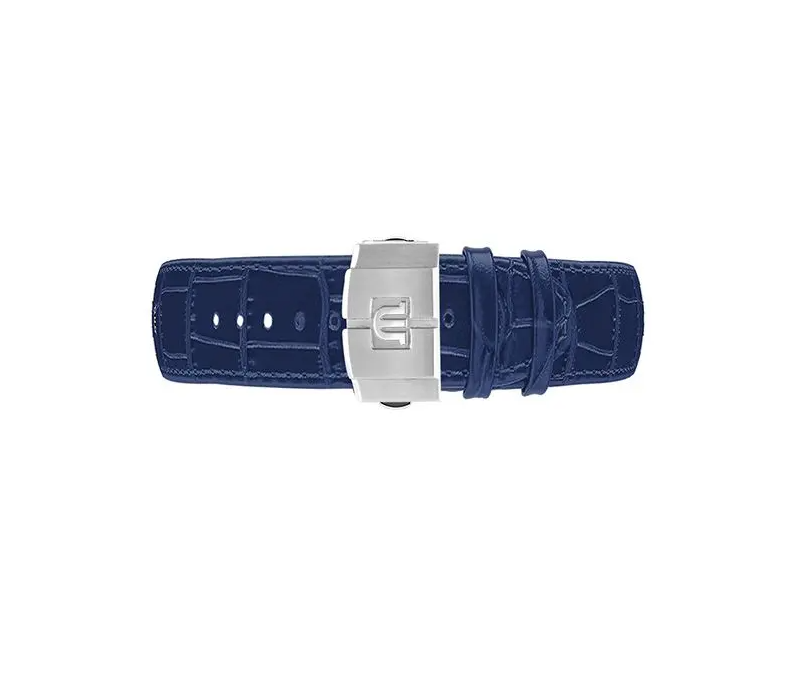 AIKON Blue Calf Leather Strap 39mm