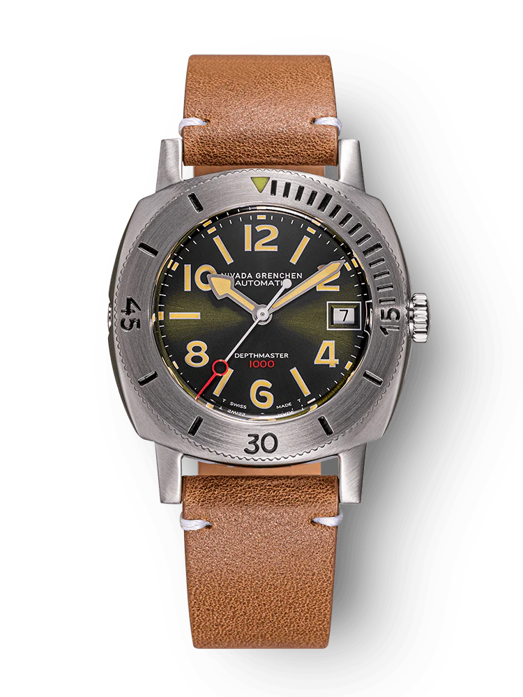 NUMERALS DATE - DEPTHMASTER GREEN 39mm