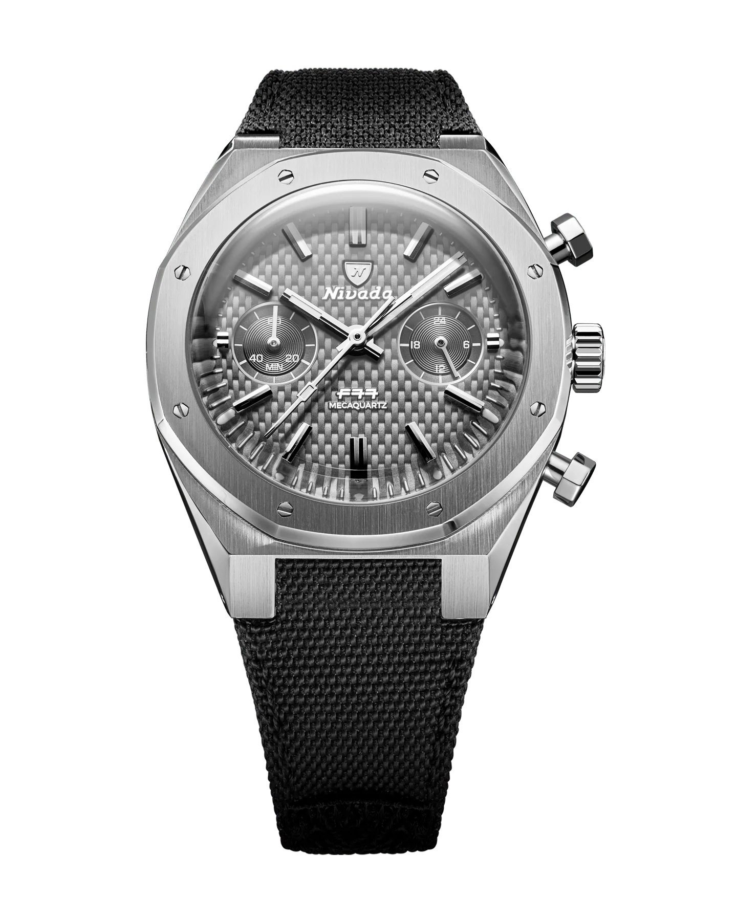 F77 CHRONO MECAQUARTZ GREY - 38MM