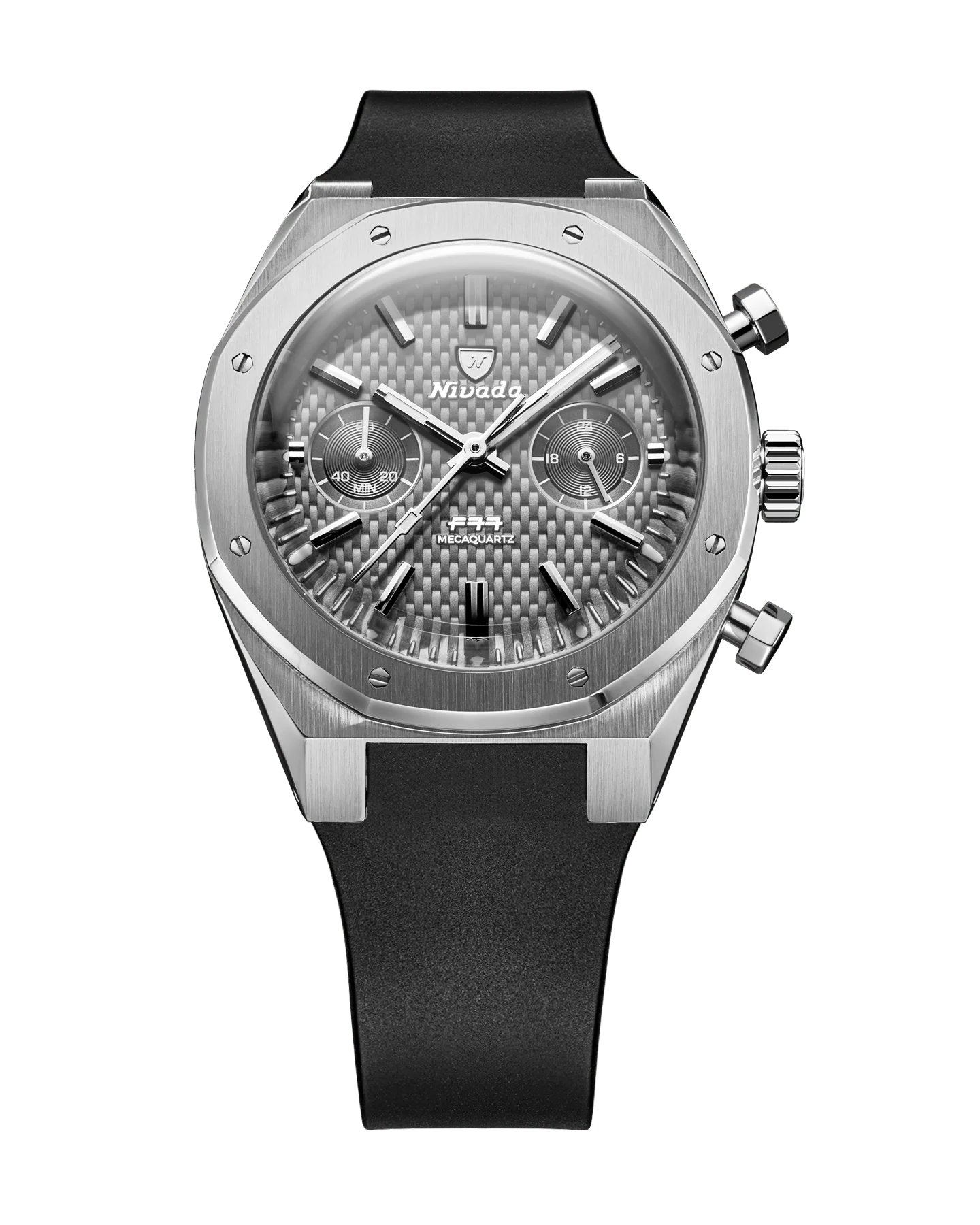 F77 CHRONO MECAQUARTZ GREY - 38MM