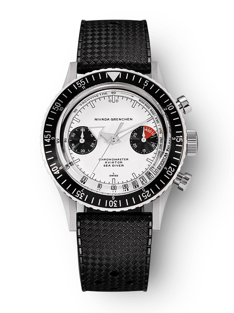 WHITE PANDA INTER.BEZEL - MANUAL  38MM