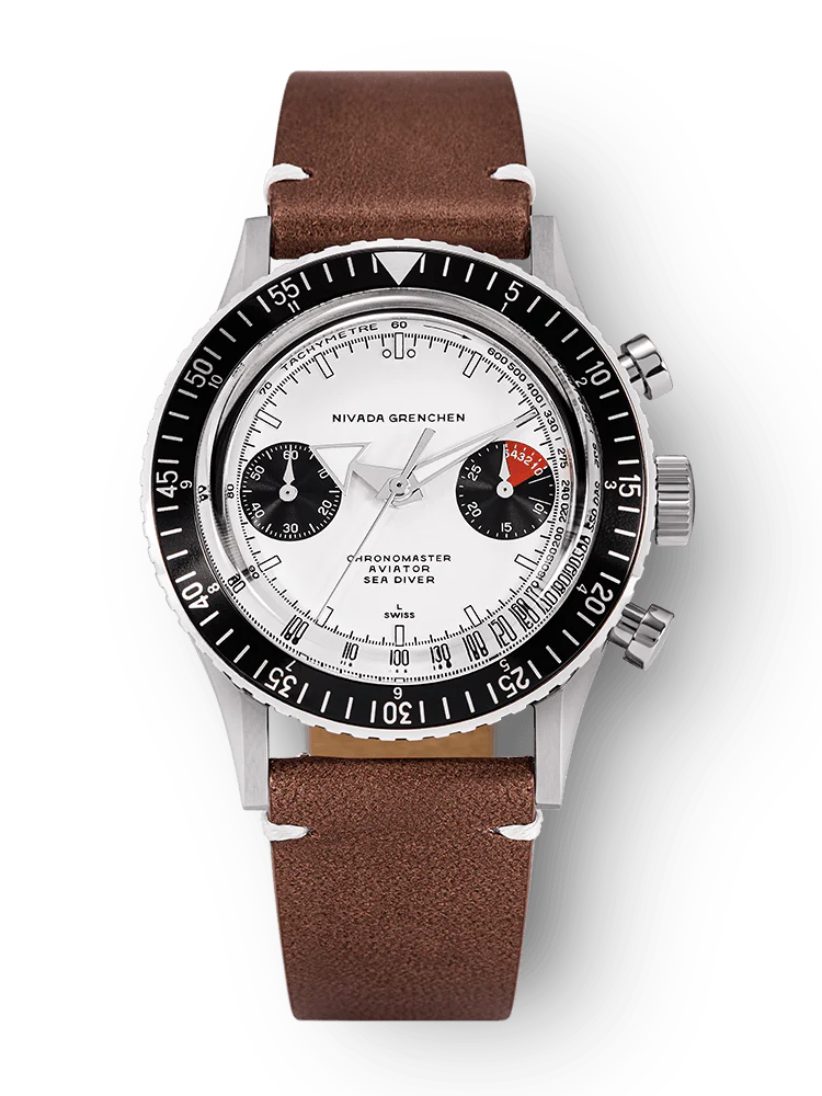 WHITE PANDA INTER.BEZEL - MANUAL  38MM