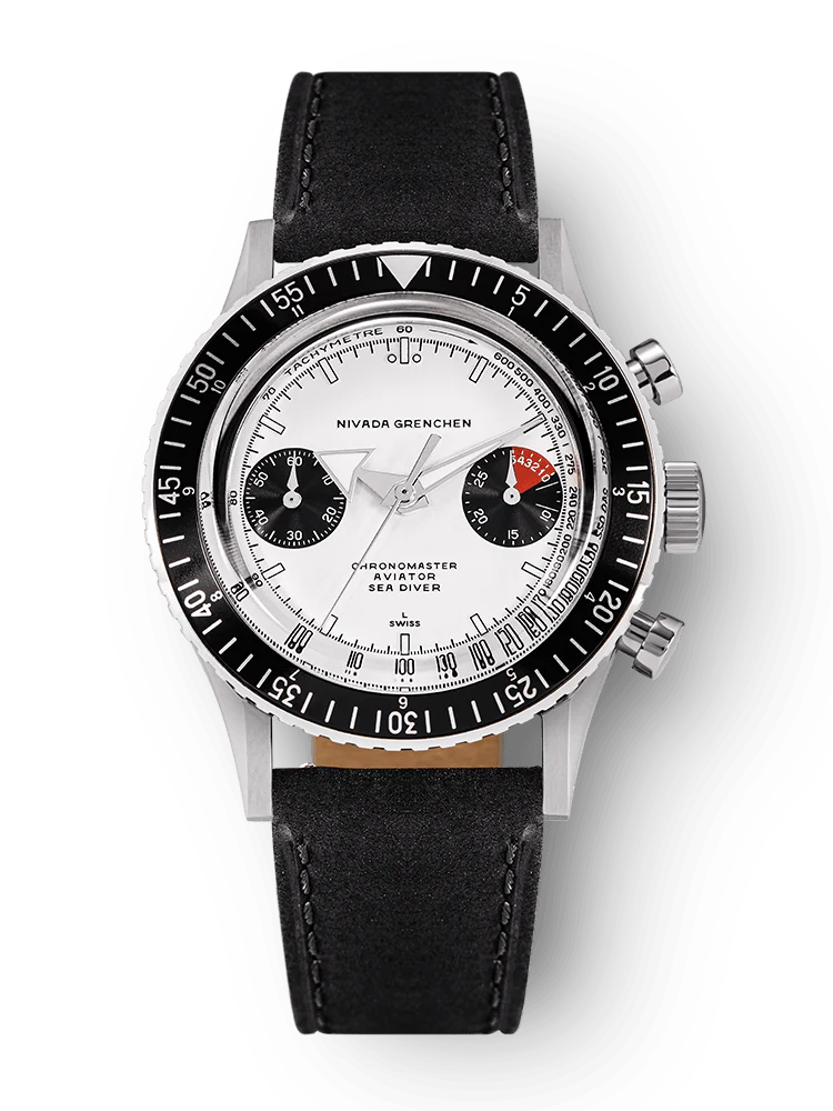 WHITE PANDA INTER.BEZEL - MANUAL  38MM