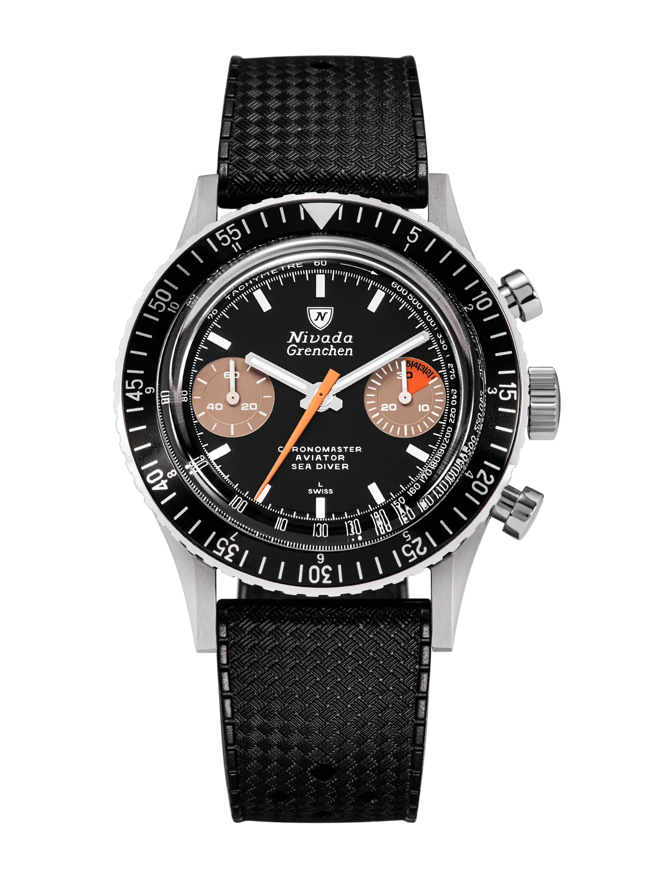 WHITE ORANGE BOY INTER.BEZEL - MANUAL 38MM