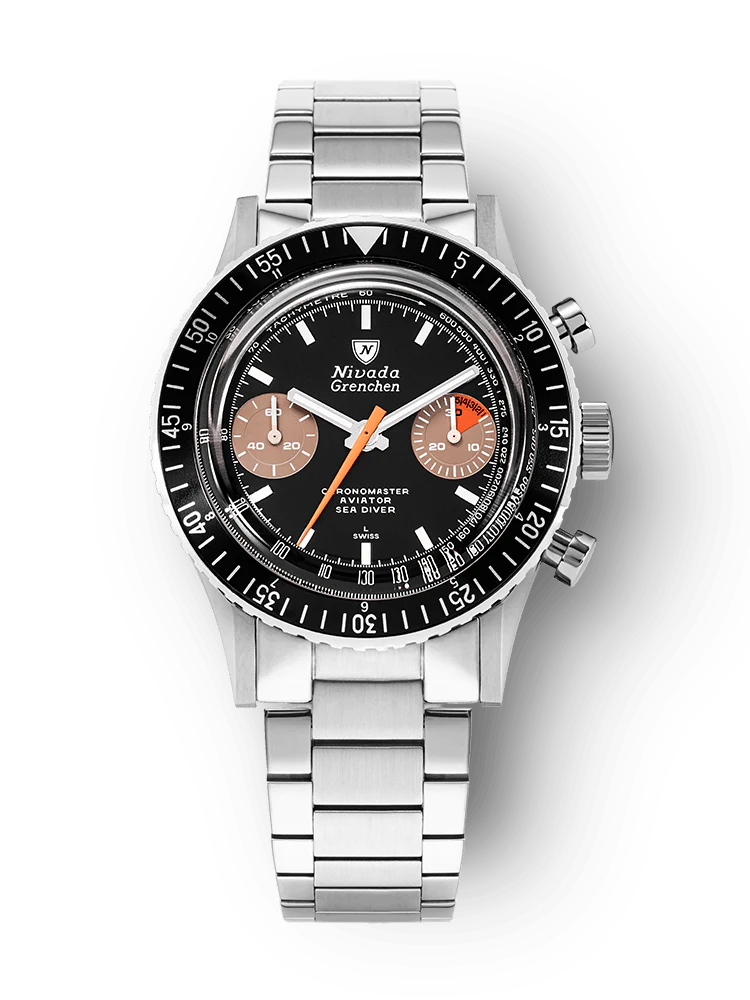 WHITE ORANGE BOY INTER.BEZEL - MANUAL 38MM