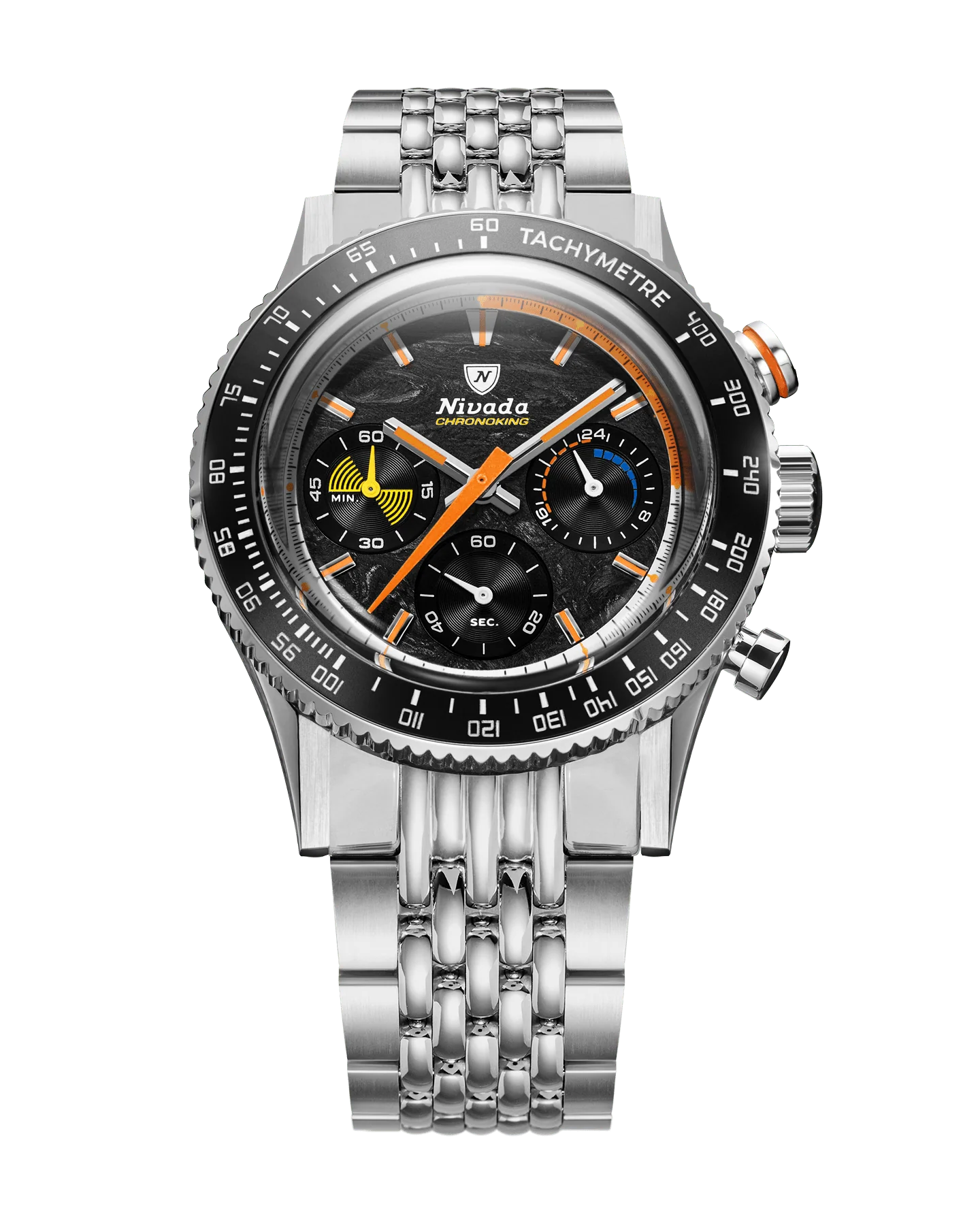 CHRONOKING MECAQUARTZ RACING CARBON 38mm