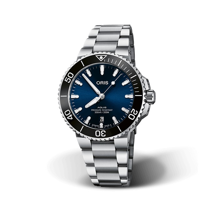 ORIS AQUIS DATE 41.50 MM - ACCIAIO