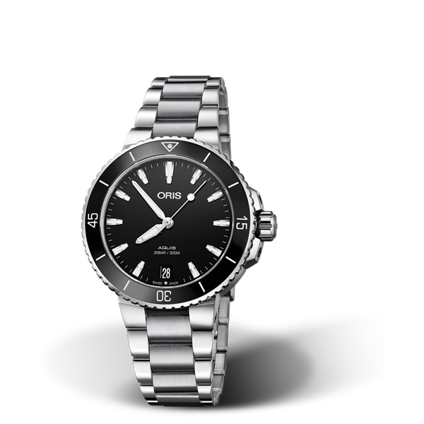 ORIS AQUIS DATE DIAMONDS 36.50  MM