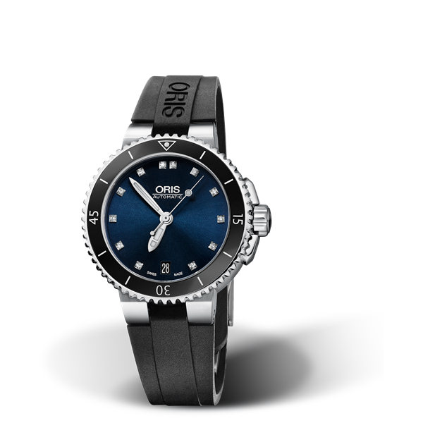 ORIS AQUIS DATE DIAMONDS