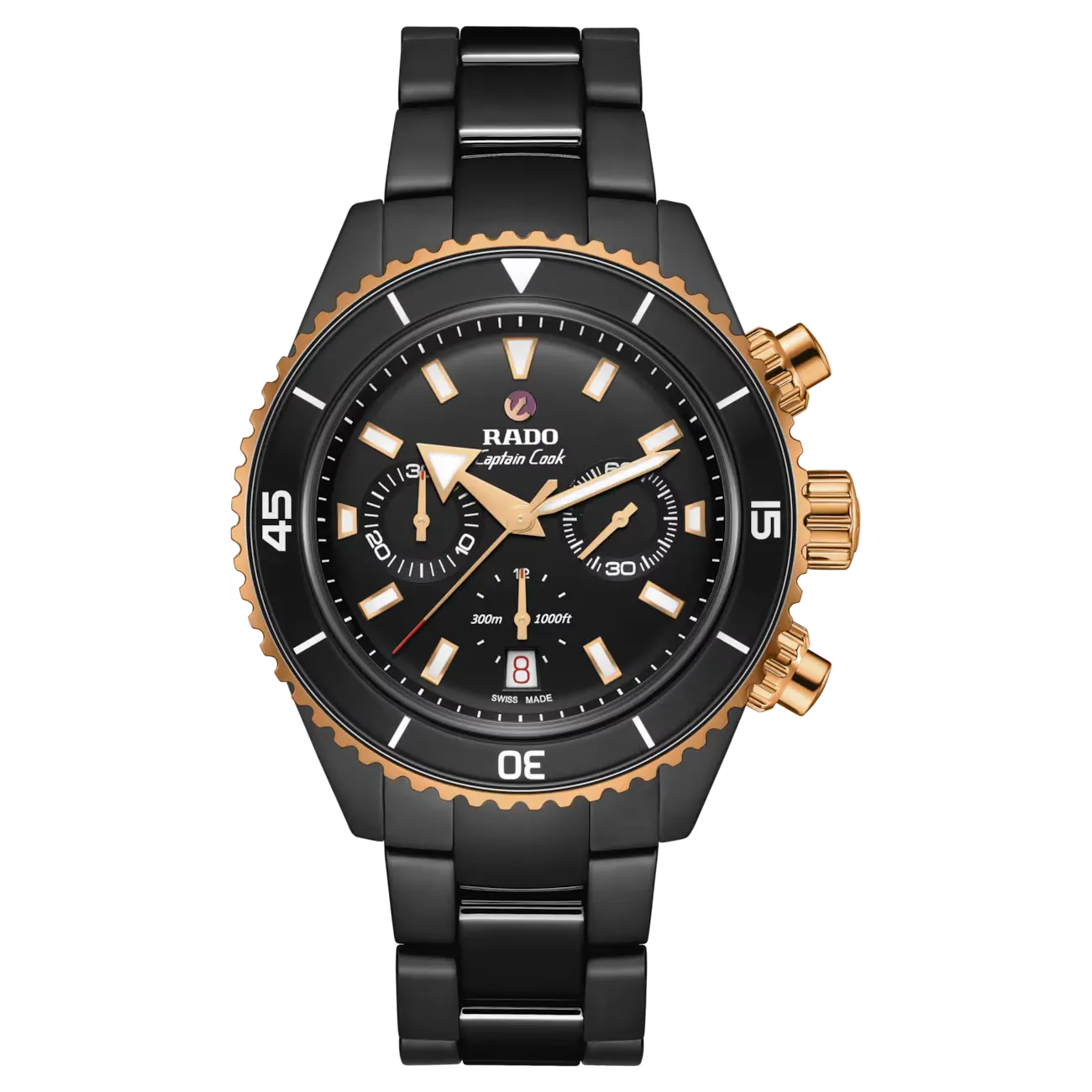 Captain Cook High-Tech Ceramic Automatic Chronograph 43 mm