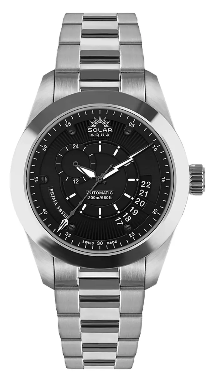 Prima Abyss Steel Deep Black 42mm