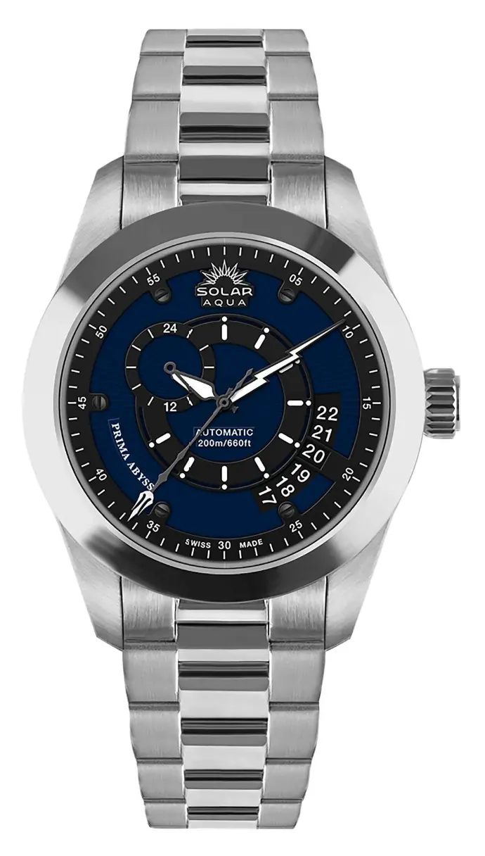 Prima Abyss Steel Navy Blue 42mm