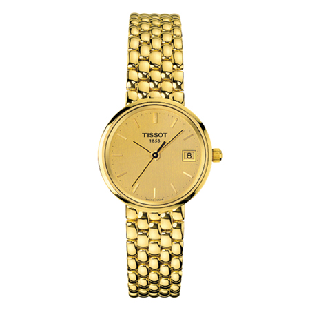 TISSOT GOLDRUN SAPPHIRE LADY 18K GOLD