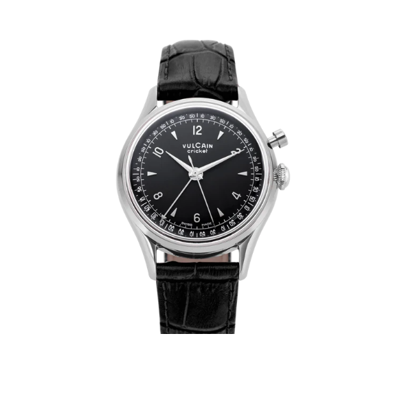 CRICKET TRADITION 39MM BLACK - FONDELLO IN ACCIAIO