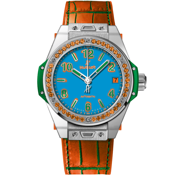 TAPORT® Orologio Quadrato Al Quarzo Con Cinturino In Vera Pelle Arancione - Design Classico, Movimento Giapponese, Regalo Uomo/Donna