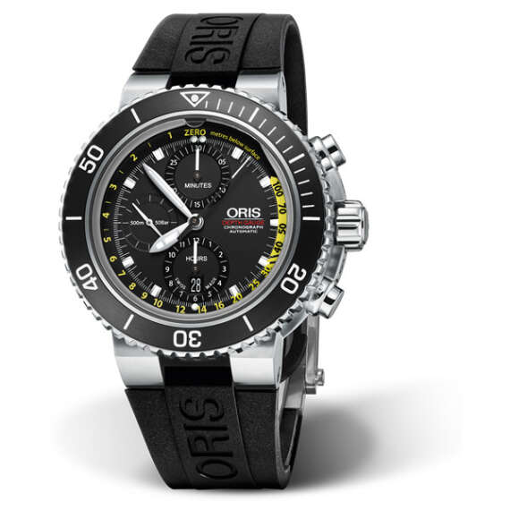 ORIS AQUIS DEPTH GAUGE CHRONOGRAPH orologi oris linea aquis